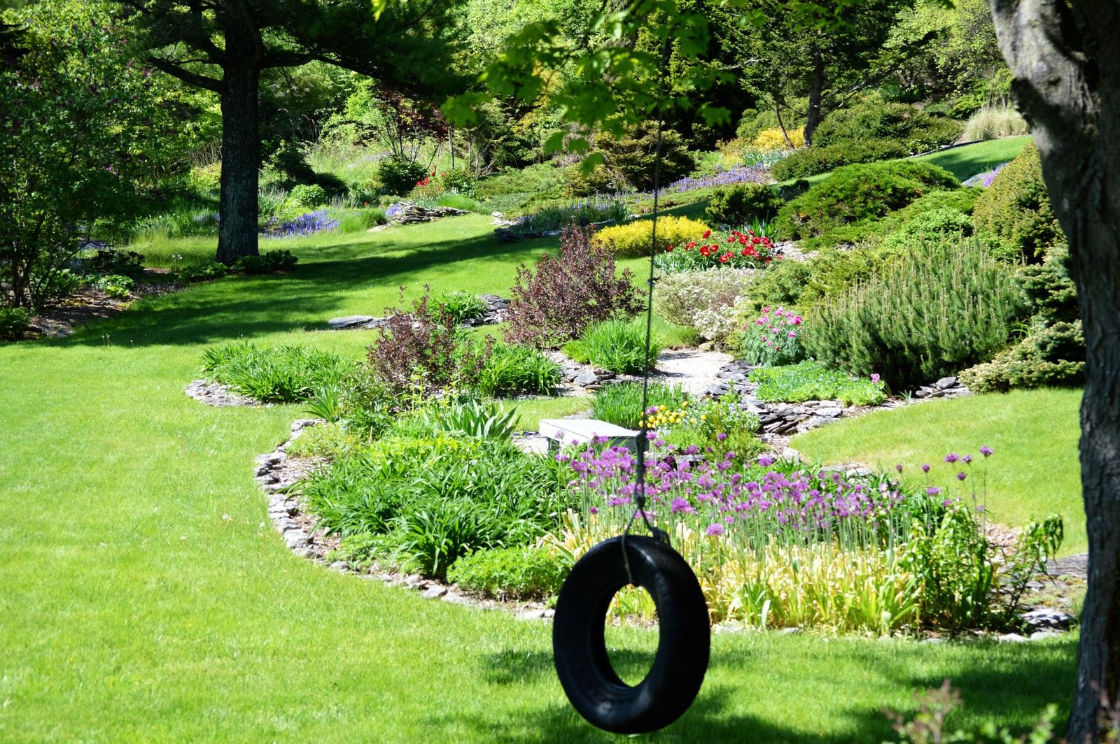 Carraig Mor cottage and garden, Baileys Harbor, Door County