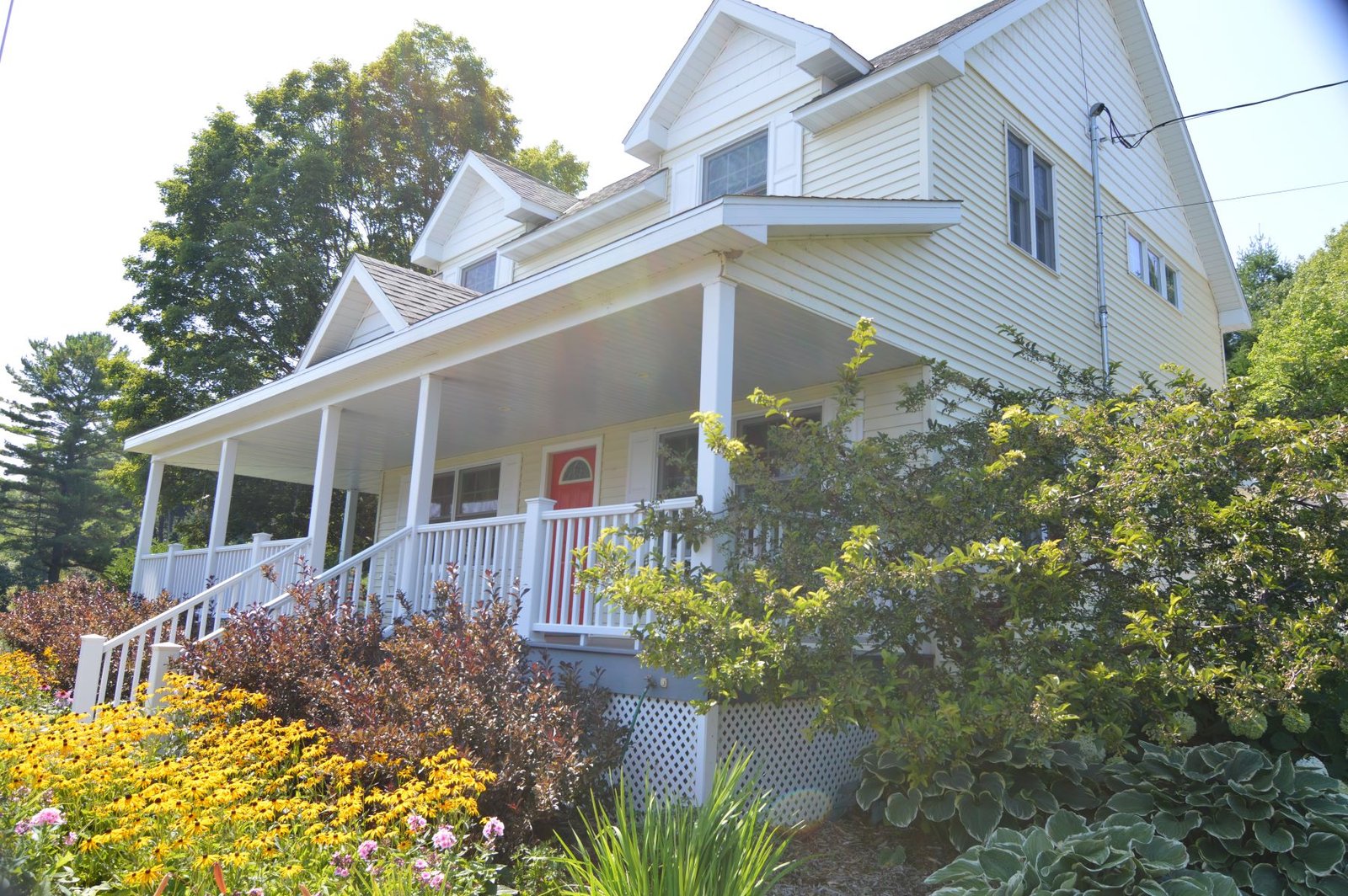 Carraig Mor cottage and garden, Baileys Harbor, Door County